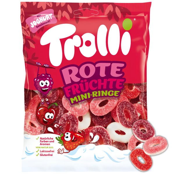 Trolli - Rote Früchte Mini Ringe 150g